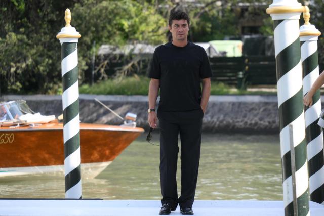 Italian actor Riccardo Scamarcio is pictured at the Excelsior Pier during the 83rd Venice International Film Festival at Venice Lido, on September 5, 2026. (Photo by Tiziana FABI / AFP)