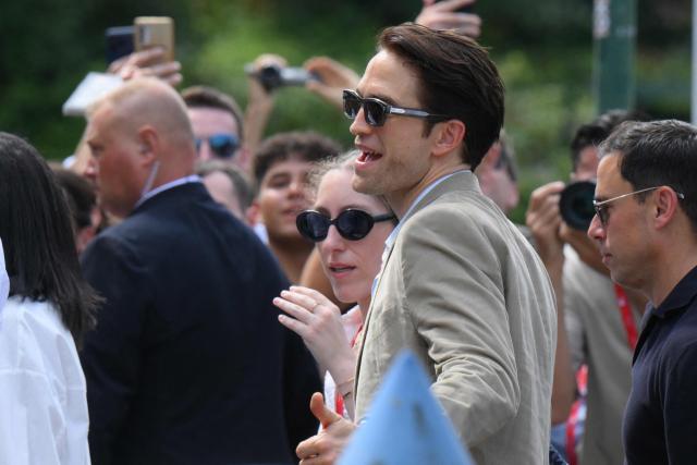 British actor Robert Pattinson arrives for a press conference and a photocall during the 83rd Venice International Film Festival at Venice Lido, on September 5, 2026. (Photo by Tiziana FABI / AFP)