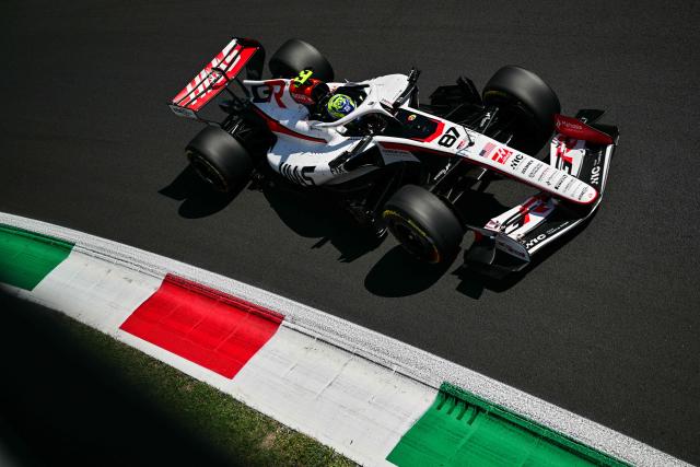 Haas F1 Team's British driver Oliver Bearman drives during the third practice session of the Italian Formula One Grand Prix at the Autodromo Nazionale Monza circuit in Monza, northern Italy on September 5, 2026. (Photo by Andrej ISAKOVIC / AFP)
