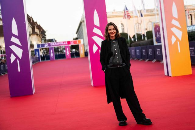 French film director and writer Lola Quivoron poses on the red carpet during the 52nd edition of the Deauville American film festival, in Deauville, northwestern France on September 5, 2026. (Photo by Guillaume SALIGOT / AFP)