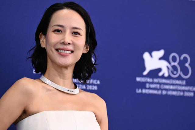South korean actress Cho Yeo-Jeong attends the photocall of "Possible Love" (Ga-Neung-han sa-rang) presented in competition at the 83rd International Venice Film Festival, at Venice Lido on September 6, 2026. (Photo by Tiziana FABI / AFP)