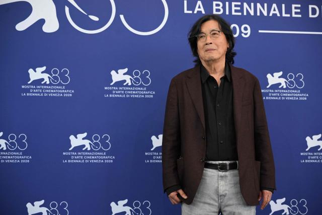 Director Lee Chang-Dong attends the photocall of "Possible Love" (Ga-Neung-han sa-rang) presented in competition at the 83rd International Venice Film Festival, at Venice Lido on September 6, 2026. (Photo by Tiziana FABI / AFP)
