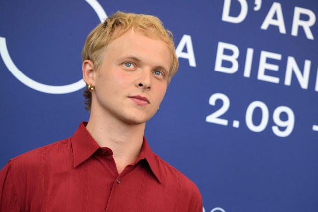 Danish actor Thorbjoern Hedegaard attends the photocall of "Woman Unknown" (Kvinde Ukendt) presented in competition at the 83rd International Venice Film Festival, at Venice Lido on September 6, 2026. (Photo by Tiziana FABI / AFP)