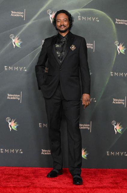 Mauritanian-Dutch actor Samba Schutte attends Night Two of the 78th Emmy Awards at the Peacock Theater in Los Angeles on September 6, 2026. (Photo by LISA O'CONNOR / AFP)