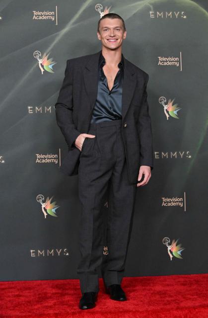 US actor Connor Storrie attends Night Two of the 78th Emmy Awards at the Peacock Theater in Los Angeles on September 6, 2026. (Photo by LISA O'CONNOR / AFP)