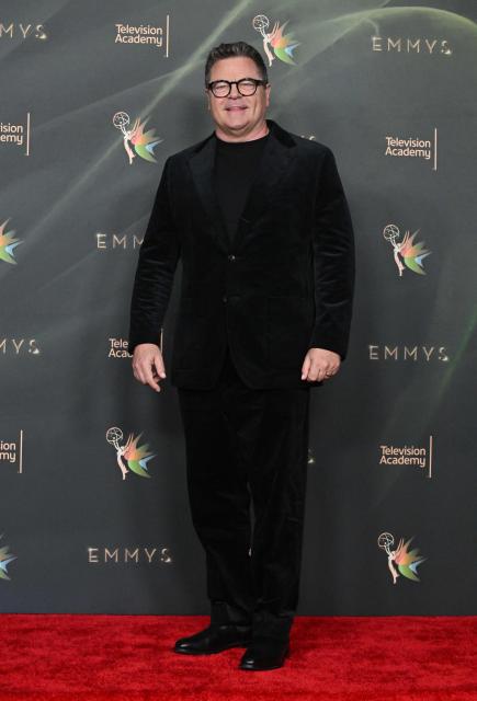 US actor Nick Offerman attends Night Two of the 78th Emmy Awards at the Peacock Theater in Los Angeles on September 6, 2026. (Photo by LISA O'CONNOR / AFP)