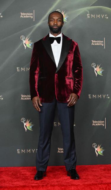 US actor Jamie Hector attends Night Two of the 78th Emmy Awards at the Peacock Theater in Los Angeles on September 6, 2026. (Photo by LISA O'CONNOR / AFP)