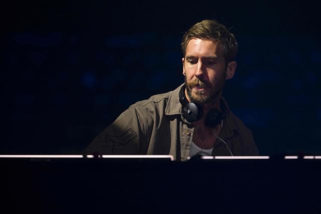 Scottish DJ Calvin Harris performs on stage during the third day of Rock in Rio music festival at Rio 2016 Olympic Park in Rio de Janeiro, Brazil early on September 7, 2026. (Photo by MAURO PIMENTEL / AFP)