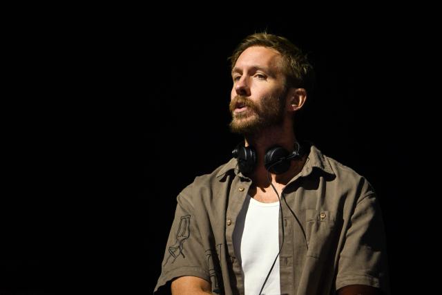 Scottish DJ Calvin Harris performs on stage during the third day of Rock in Rio music festival at Rio 2016 Olympic Park in Rio de Janeiro, Brazil early on September 7, 2026. (Photo by MAURO PIMENTEL / AFP)