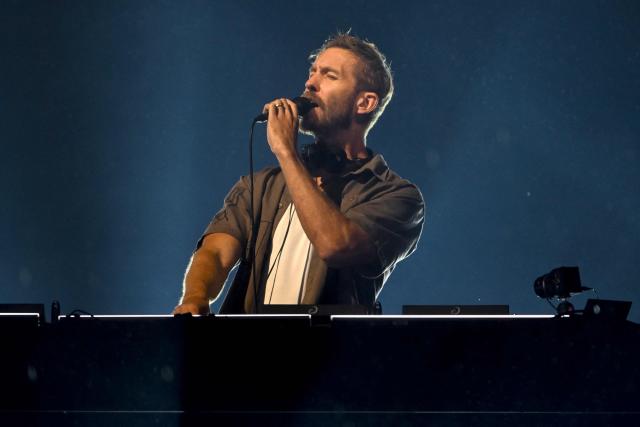 Scottish DJ Calvin Harris performs on stage during the third day of Rock in Rio music festival at Rio 2016 Olympic Park in Rio de Janeiro, Brazil early on September 7, 2026. (Photo by MAURO PIMENTEL / AFP)