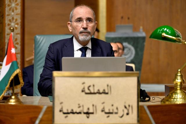 Jordan's Foreign Minister Ayman Safadi attends a meeting of the Council of Arab Foreign Ministers at the Arab League headquarters in central Cairo on September 7, 2026. (Photo by Khaled DESOUKI / AFP)