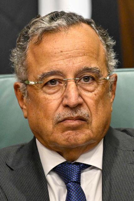 Arab League Secretary-General Nabil Fahmy attends a meeting of the Council of Arab Foreign Ministers at the Arab League headquarters in central Cairo on September 7, 2026. (Photo by Khaled DESOUKI / AFP)