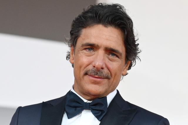 Italian actor Adriano Giannini attends the red carpet event of "L’estranea" (The Spiral) presented in competition at the 83rd International Venice Film Festival, at Venice Lido on September 7, 2026. (Photo by Tiziana FABI / AFP)