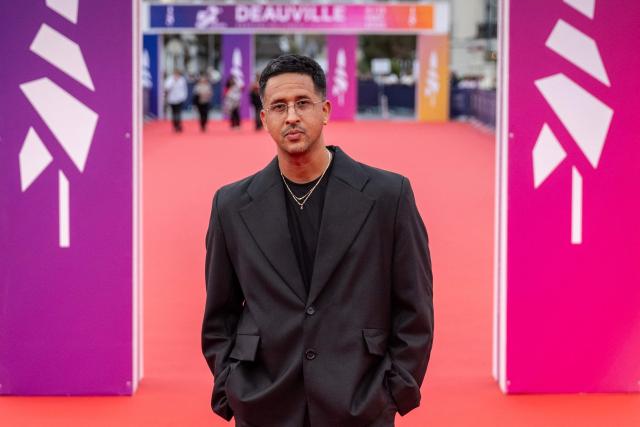 US film director, screenwriter and author Walter Thompson-Hernandez poses on the red carpet during the 52nd edition of the Deauville American film festival, in Deauville, northwestern France on September 7, 2026. (Photo by Guillaume SALIGOT / AFP)