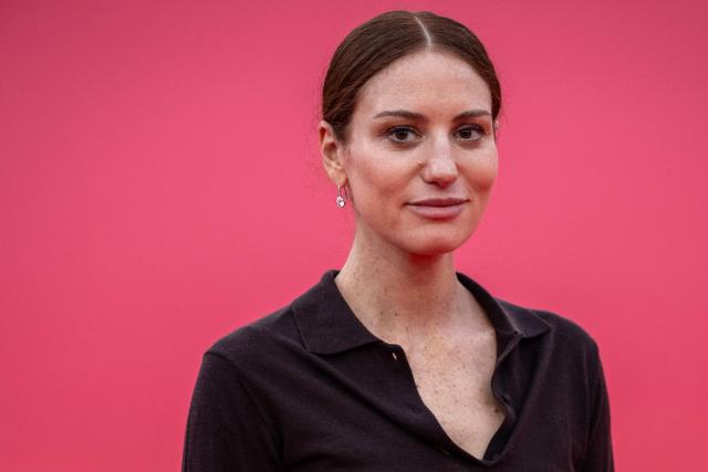 US artist and film director Rachel Rose poses on the red carpet upon arrival during the 52nd edition of the Deauville American film festival, in Deauville, northwestern France on September 7, 2026. (Photo by Guillaume SALIGOT / AFP)