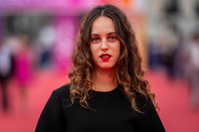 French actress Tess Barthelemy poses on the red carpet upon arrival for the 52nd edition of the Deauville American film festival, in Deauville, northwestern France on September 7, 2026. (Photo by Guillaume SALIGOT / AFP)