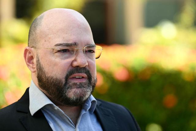 Robson Carvalho, an economist and researcher at the University of Brasilia, speaks during an interview with AFP in Brasilia on August 31, 2026. While campaigning in 2022, Brazil's President Luiz Inacio Lula da Silva vowed to put "picanha" on the plates of the people but that promise has come back to haunt him as the price of Brazilians' favorite cut of beef -- a slab of rump bordered by a cap of fat -- creeps higher. (Photo by Evaristo Sa / AFP)