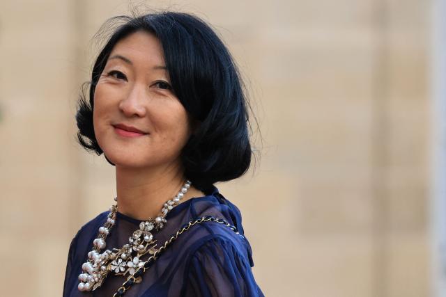 Founder and CEO of Korelya Capital Fleur Pellerin arrives for a State dinner organised by France's President Emmanuel Macron for South Korea's President Lee Jae Myung at the Elysee Presidential Palace, in Paris on September 8, 2026. (Photo by Ludovic MARIN / AFP)