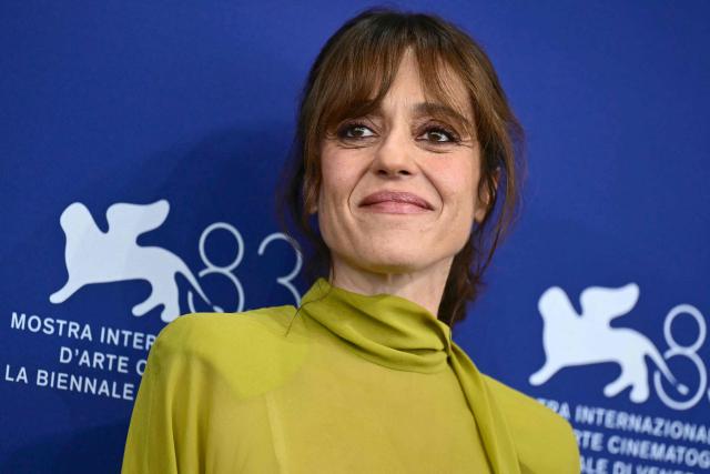Italian actress Vanessa Scalera attends the photocall of "Il fuoco che ti porti dentro" (The Fire within you) presented in competition at the 83rd International Venice Film Festival, at Venice Lido on September 9, 2026. (Photo by Stefano Rellandini / AFP)