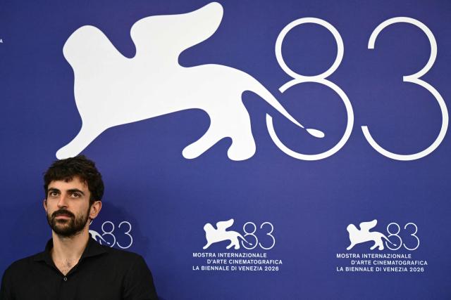 Israeli journalist and filmmaker Yuval Abraham attends the photocall of "Naza" presented in competition at the 83rd International Venice Film Festival, at Venice Lido on September 10, 2026. (Photo by Stefano Rellandini / AFP)