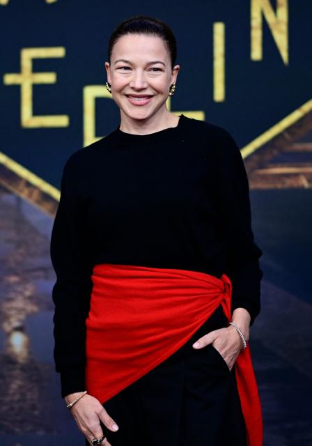 German actress Hannah Herzsprung poses on the red carpet for the TV Hit Babylon Berlin last season at the Zoopalast cinema in Berlin, on September 10, 2026. The lavishly produced, big-budget ARD series is set against the backdrop of Hitler’s rise to power. (Photo by Tobias SCHWARZ / AFP)