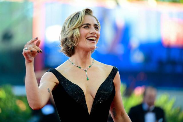 Italian actress Greta Scarano attends the red carpet of the closing ceremony of the 83rd Venice Film Festival at Venice Lido on September 12, 2026 (Photo by Stefano Rellandini / AFP)