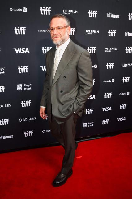 Canadian actor Seth Rogen attends the "Babies" premiere during the Toronto International Film Festival in Toronto, Ontario, Canada on September 12, 2026. The 2026 Toronto International Film Festival (TIFF) runs September 10-20, 2026. (Photo by Cole Burston / AFP)