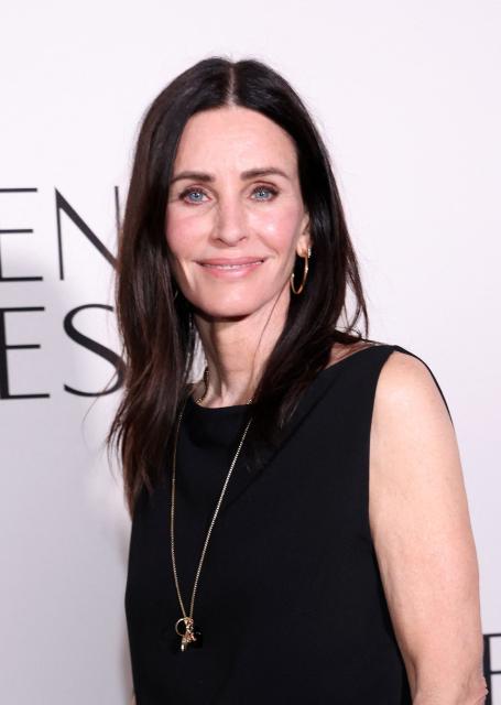 US actress Courteney Cox attends The Road to the Golden Globes party at the Four Seasons Hotel during Toronto International Film Festival in Toronto, Ontario, Canada on September 12, 2026. (Photo by VALERIE MACON / AFP)