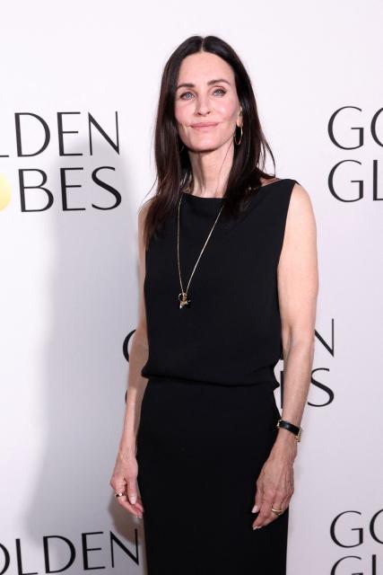 US actress Courteney Cox attends The Road to the Golden Globes party at the Four Seasons Hotel during Toronto International Film Festival in Toronto, Ontario, Canada on September 12, 2026. (Photo by VALERIE MACON / AFP)