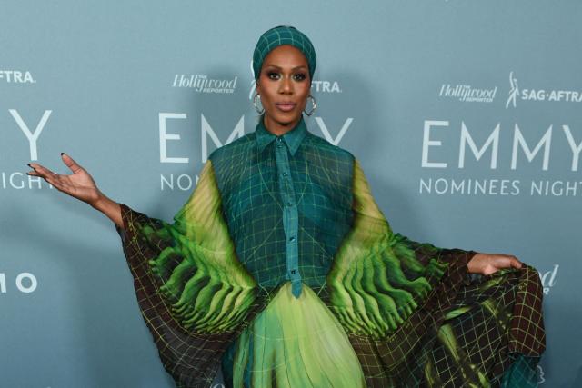 US actress Laverne Cox attends The Hollywood Reporter and SAG AFTRA Emmy nominees party at Chateau Marmont in Los Angeles on September 12, 2026. (Photo by Unique Nicole / AFP)