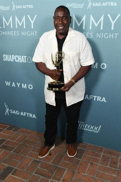 US actor Ernest Harden Jr. attends The Hollywood Reporter and SAG AFTRA Emmy nominees party at Chateau Marmont in Los Angeles on September 12, 2026. (Photo by Unique Nicole / AFP)