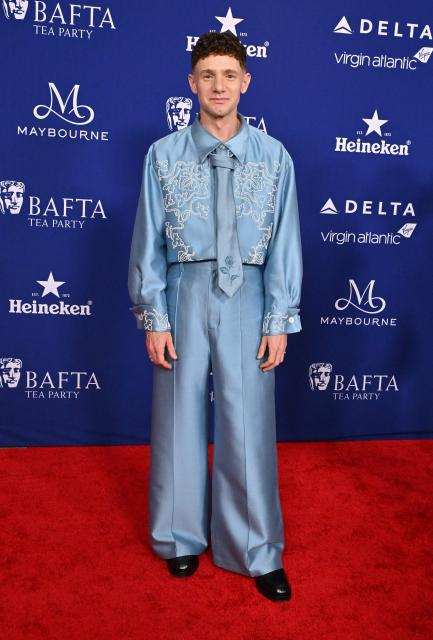 US actor Chris Perfetti attends BAFTA North America's TV Tea Party at The Maybourne in Beverly Hills, California on September 13, 2026. (Photo by LISA O'CONNOR / AFP)