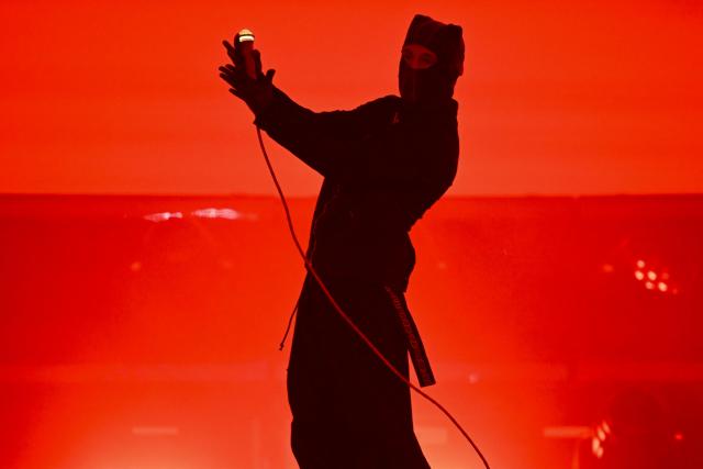 Singer Tyler Joseph from the band Twenty One Pilots performs during the last night of Rock in Rio music festival at the Rio 2016 Olympic Park in Rio de Janeiro, Brazil on September 13, 2026. (Photo by MAURO PIMENTEL / AFP)