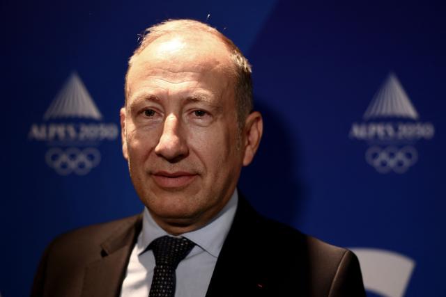 Interim president and director general of the Organising Committee for the Alps 2030 Winter Olympics Vincent Roberti poses following the Alpes 2030 COJOP (Organising Committee for the Olympic and Paralympic Games)  Extraordinary general meeting in Lyon on September 14, 2026.  (Photo by Alex MARTIN / AFP)