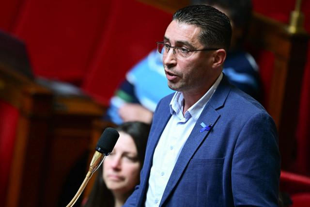 (FILES) La France Insoumise (LFI) and  left-wing coalition NUPES (New People's Ecologic and Social Union) Member of Parliament Idir Boumertit delivers remarks during a session of questions to the government at The National Assembly in Paris on April 2, 2024. On September 14, 2026 the public rapporteur recommended to the Lyon Administrative Court that the elections in Vйnissieux and Vaulx-en-Velin – two of La France Insoumise’s most symbolic victories in the suburbs of Lyon – be annulled, due to irregularities on other candidate lists. In the March local elections in Vaulx-en-Velin, LFI MP Abdelkader Lahmar defeated the outgoing Socialist candidate Hйlиne Geoffroy by a margin of 104 votes. In Vйnissieux, Idir Boumertit, also an LFI MP, won the mayoral seat – a Communist stronghold for decades – beating the outgoing mayor Michиle Picard by just 25 votes. (Photo by Miguel MEDINA / AFP)
