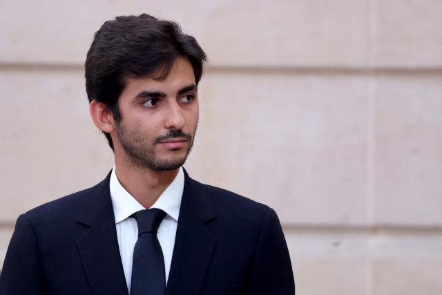Harmattan AI CEO and co-founder Mouad M'Ghari attends an agreement signing ceremony at the Elysee Palace in Paris on September 14, 2026. (Photo by Ludovic MARIN / AFP)
