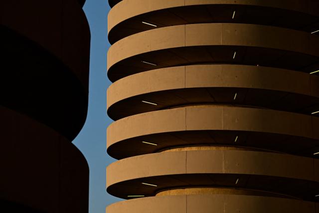 Evening sunlight shines upon the San Siro Stadium ahead of the Italian Serie A football match between Inter Milan and Udinese in Milan, Italy on September 14, 2026 (Photo by Piero CRUCIATTI / AFP)