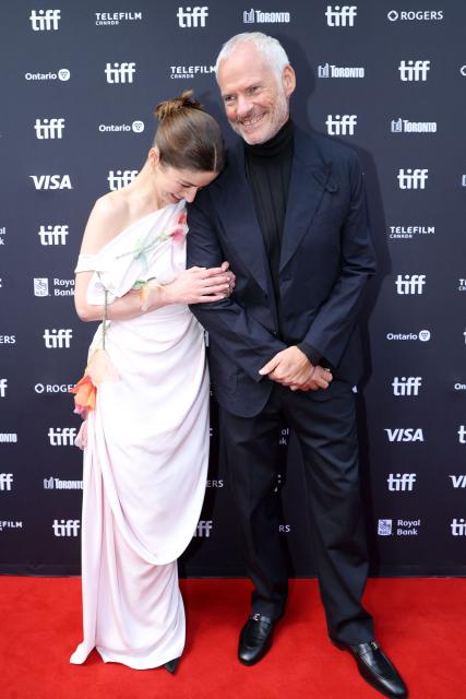 Chilean actress Mariana di Girolamo (L) and British-Irish director Martin McDonagh attend the premiere of "Wild Horse Nine" during the 2026 Toronto International Film Festival at Princess of Wales Theatre on September 14, 2026 in Toronto, Ontario. The 2026 Toronto International Film Festival (TIFF) runs September 10-20, 2026. (Photo by VALERIE MACON / AFP)
