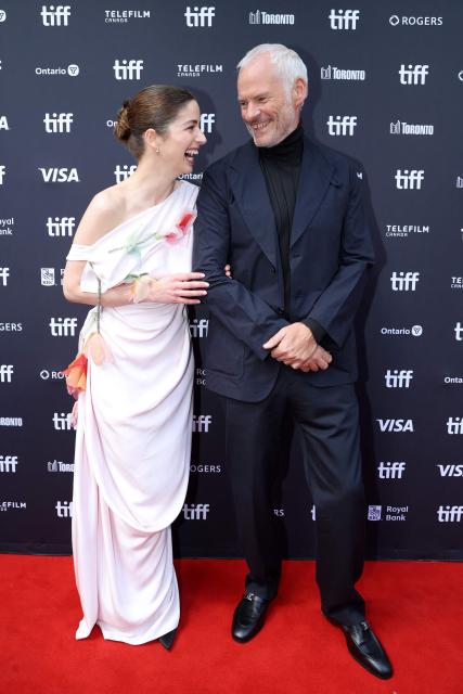 Chilean actress Mariana di Girolamo (L) and British-Irish director Martin McDonagh attend the premiere of "Wild Horse Nine" during the 2026 Toronto International Film Festival at Princess of Wales Theatre on September 14, 2026 in Toronto, Ontario. The 2026 Toronto International Film Festival (TIFF) runs September 10-20, 2026. (Photo by VALERIE MACON / AFP)