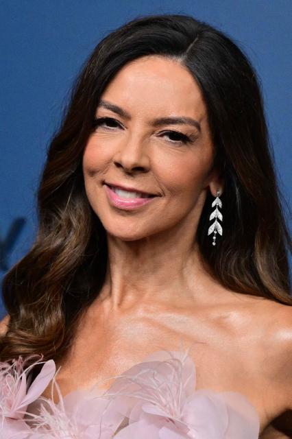 English reporter and actress Terri Seymour arrives for the 78th Primetime Emmy Awards at the Peacock Theatre at LA Live in Los Angeles on September 14, 2026. (Photo by Frederic J. Brown / AFP)