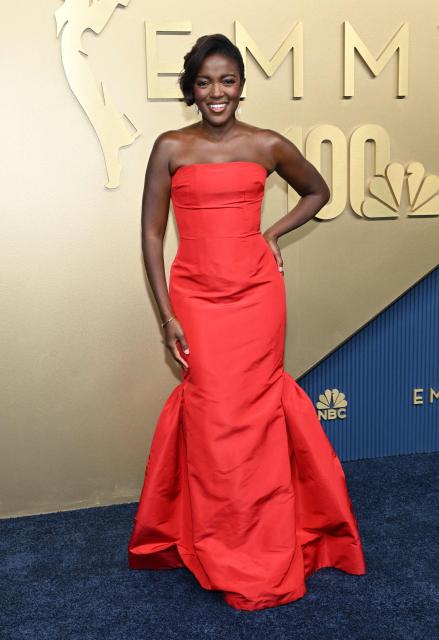 US actress Krys Marshall arrives for the 78th Primetime Emmy Awards at the Peacock Theatre at LA Live in Los Angeles on September 14, 2026. (Photo by LISA O'CONNOR / AFP)
