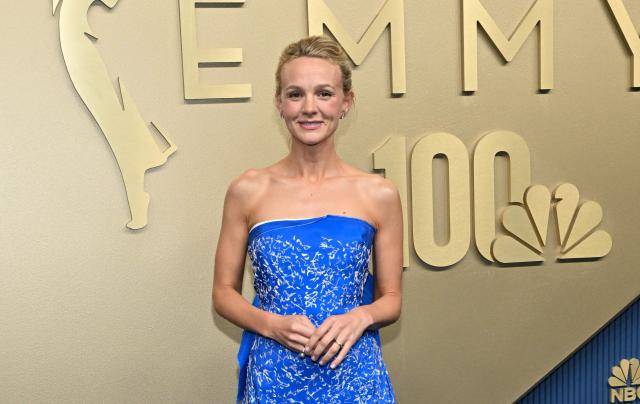 British actress Carey Mulligan arrives for the 78th Primetime Emmy Awards at the Peacock Theatre at LA Live in Los Angeles on September 14, 2026. (Photo by LISA O'CONNOR / AFP)