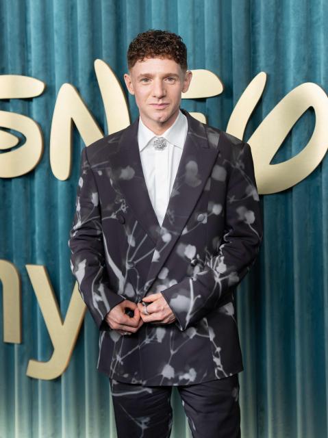 US actor Chris Perfetti arrives at the Walt Disney Company's Emmy Awards celebration at Vibiana in Los Angeles on September 14, 2026. (Photo by Connor Terry / AFP)