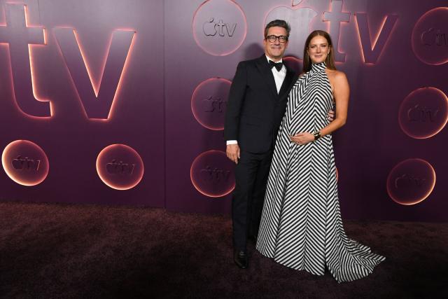 US actor Jon Hamm and actress Anna Osceola attend the Apple TV 2026 Emmy nominees party at NYA Studios West in Hollywood, California on September 14, 2026. (Photo by Unique Nicole / AFP)
