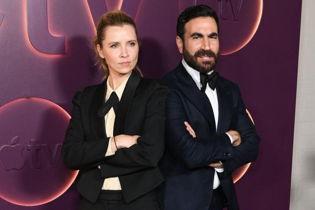Mo Welch and Brett Goldstein attend the Apple TV 2026 Emmy nominees party at NYA Studios West in Hollywood, California on September 14, 2026. (Photo by Unique Nicole / AFP)