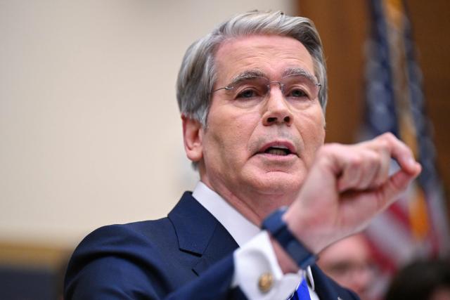 US Treasury Secretary Scott Bessent testifies during a House Financial Services Committee hearing on the state of the international financial system on Capitol Hill in Washington, DC, on September 15, 2026. (Photo by ROBERTO SCHMIDT / AFP)
