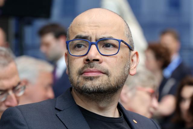(FILES) DeepMind co-founder and chairman Demis Hassabis attend an AI summit at Imperial College London, in central London on July 9, 2025. (Photo by Ludovic MARIN / POOL / AFP)