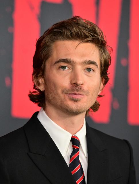 US actor Austin Abrams attends the premiere of Columbia Pictures' "Resident Evil" at the United Theater on Broadway in Los Angeles on September 15, 2026. (Photo by Frederic J. Brown / AFP)