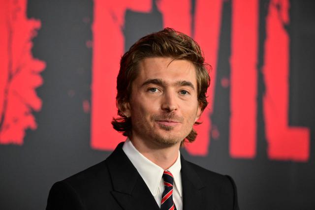 US actor Austin Abrams attends the premiere of Columbia Pictures' "Resident Evil" at the United Theater on Broadway in Los Angeles on September 15, 2026. (Photo by Frederic J. Brown / AFP)