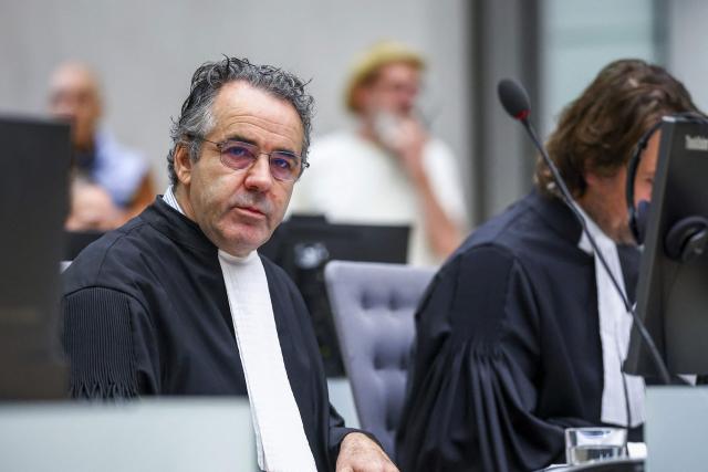 ICC Senior Trial Lawyer Julian Nicholls looks on during a preliminary hearing of former Philippine President Rodrigo Duterte at the International Criminal Court (ICC) in The Hague on September 16, 2026, during a preparatory session as he faces charges over his “war on drugs,” which killed thousands. The 81-year-old had appeared by video link when he was first brought to the court in The Hague, but had since skipped hearings, with his defence team claiming he was too ill. (Photo by Piroschka VAN DE WOUW / ANP / AFP) / Netherlands OUT